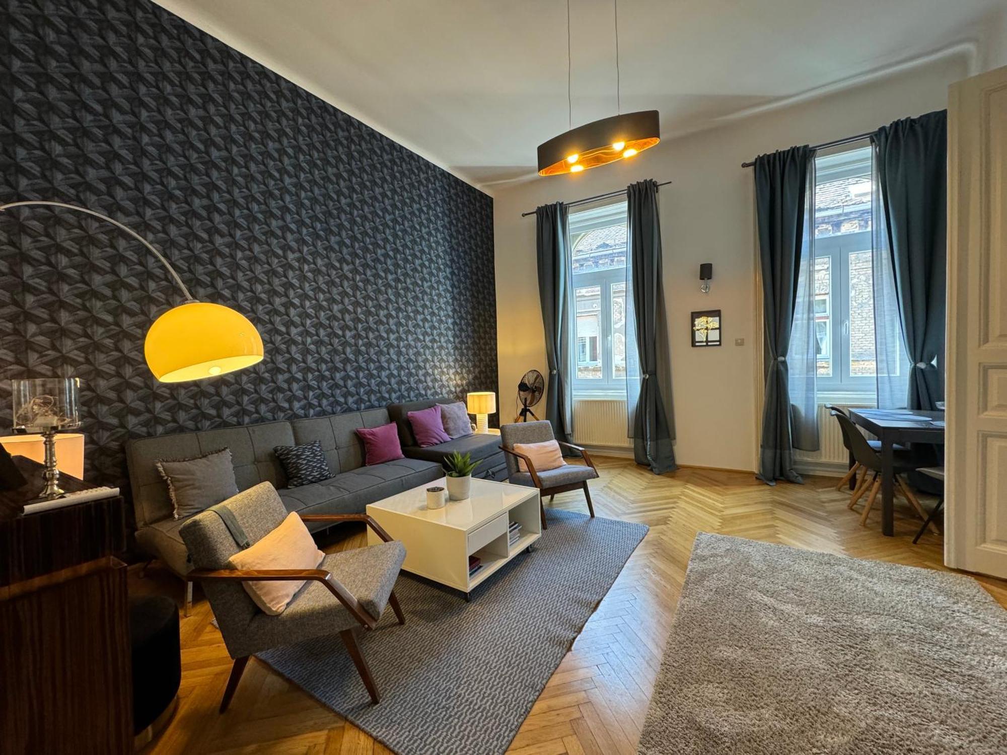 Double Blue Apartment In Budapest Downtown المظهر الخارجي الصورة